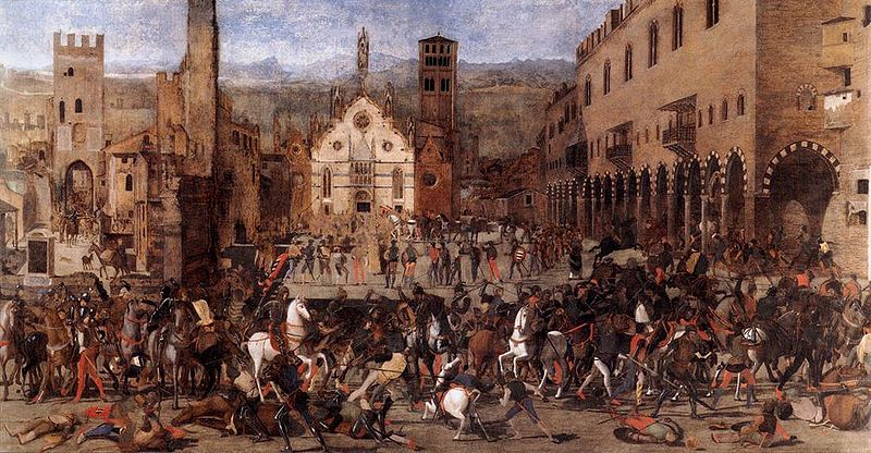 Francesco Morone Battle between the Gonzaga and the Bonacolsi